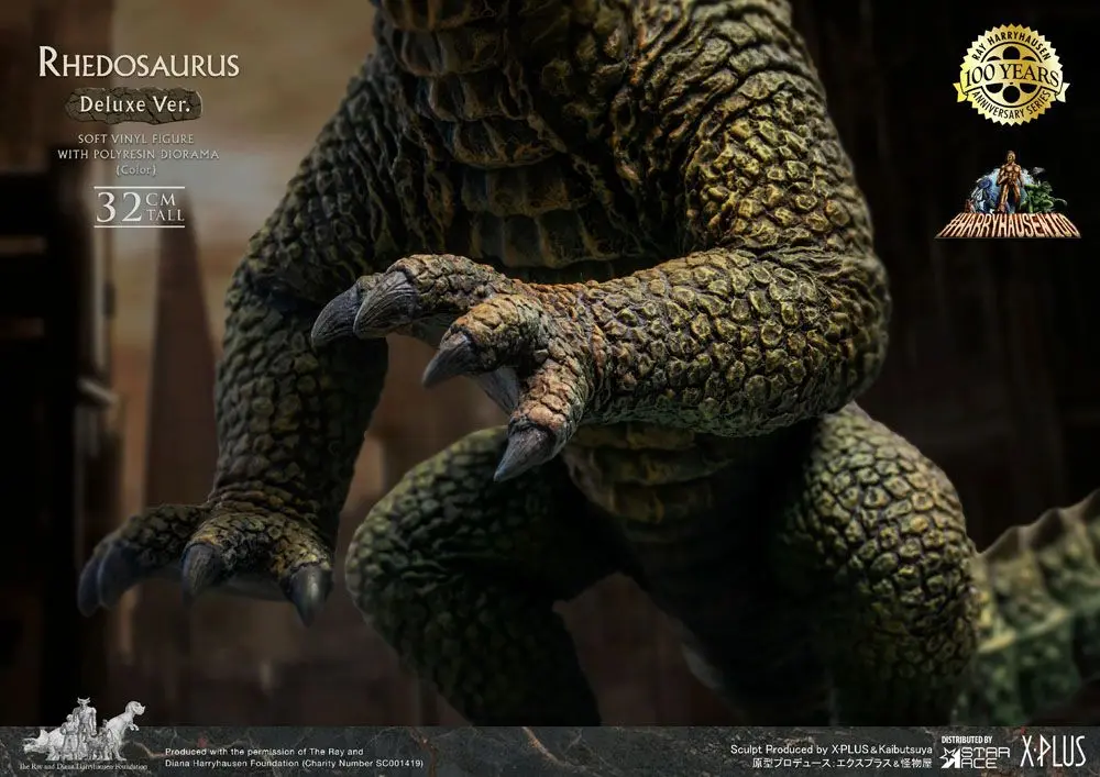 The Beast from 20,000 Fathoms Soft Vinyl Statue Ray Harryhausens Rhedosaurus Color Deluxe Ver. product photo