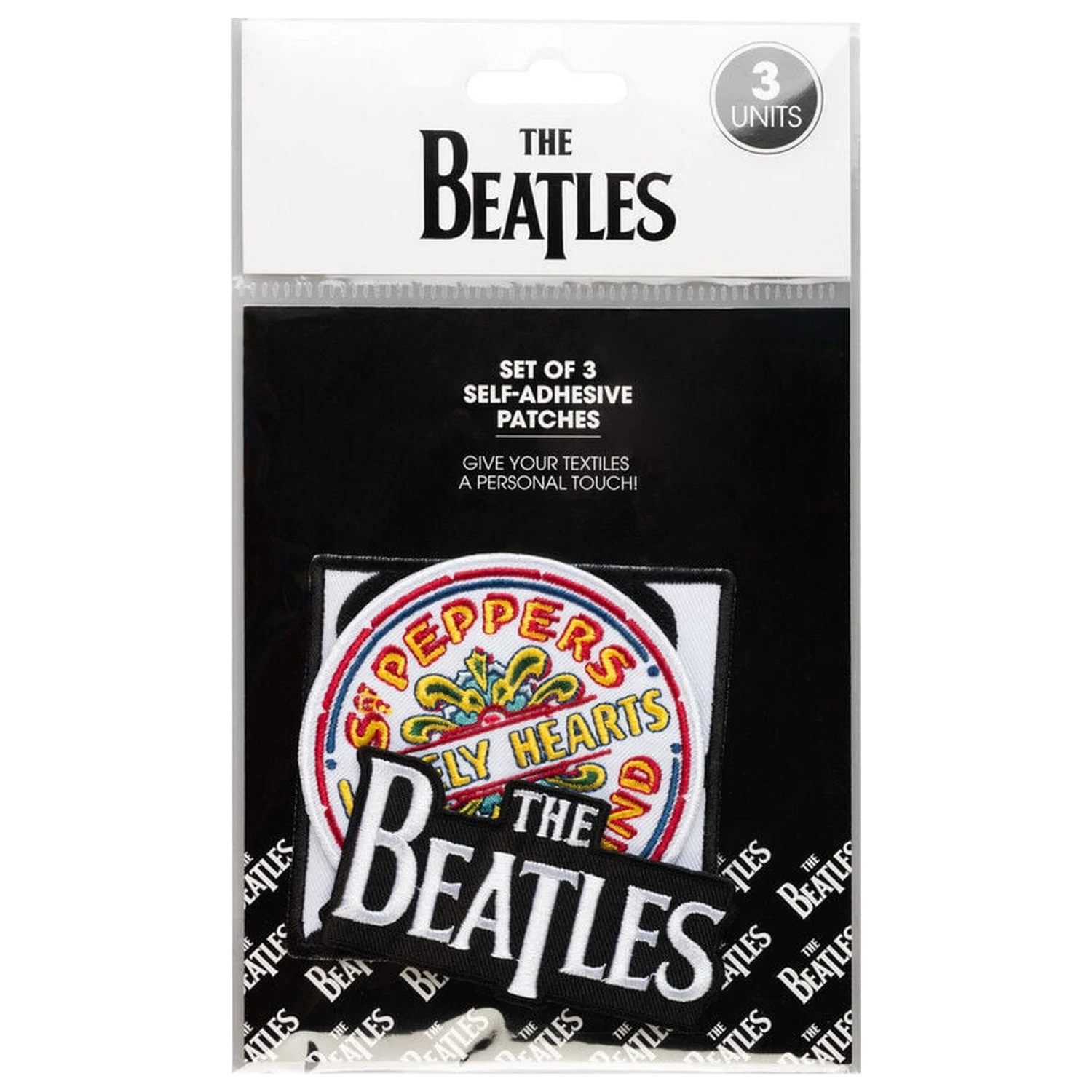 The Beatles set of 3 patches product photo