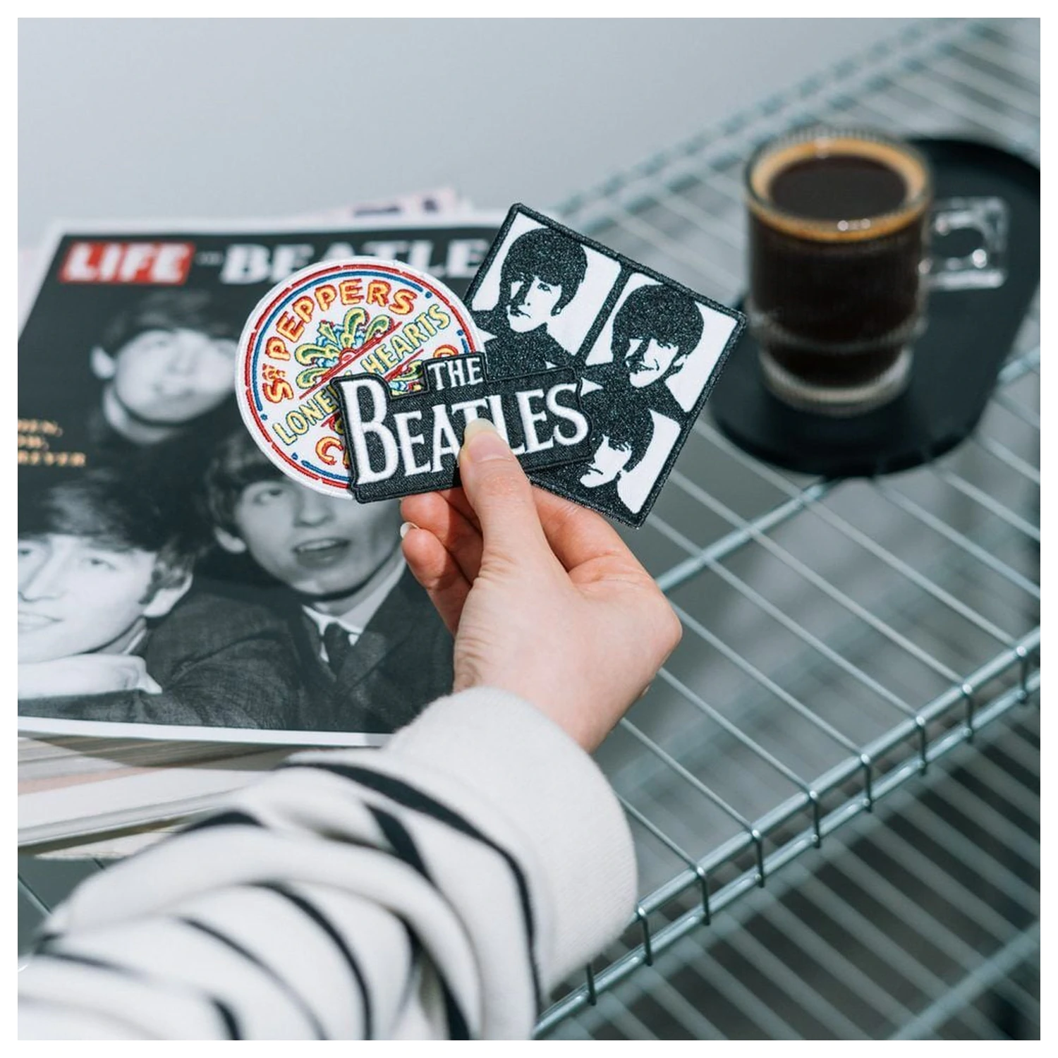 The Beatles set of 3 patches product photo