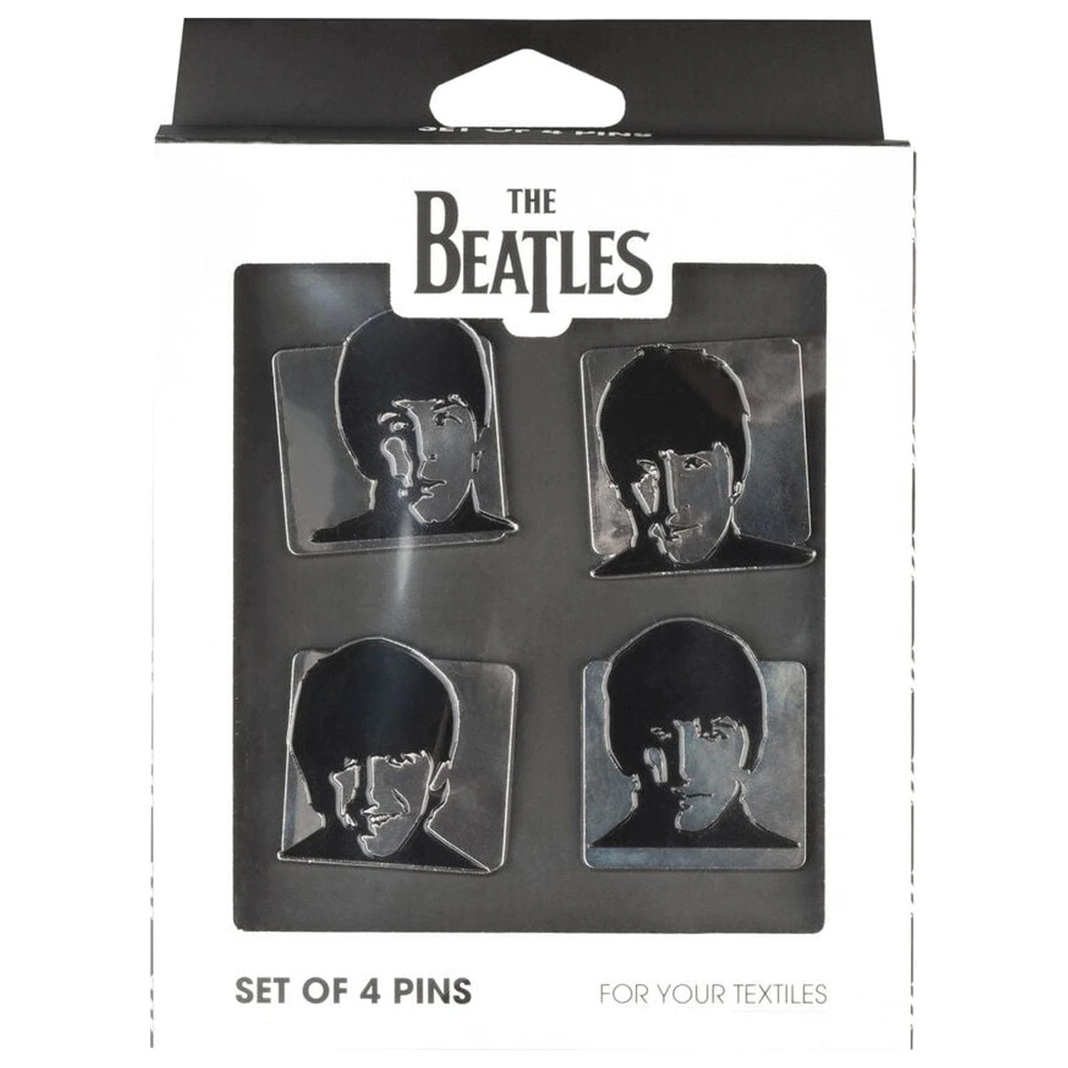 The Beatles set of 4 pins product photo