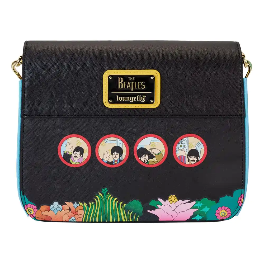 The Beatles by Loungefly Passport Bag Figural Yellow Submarine Flap Pocket termékfotó