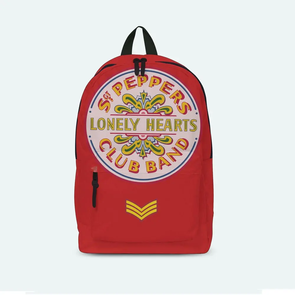 The Beatles Backpack Lonely Hearts Red product photo