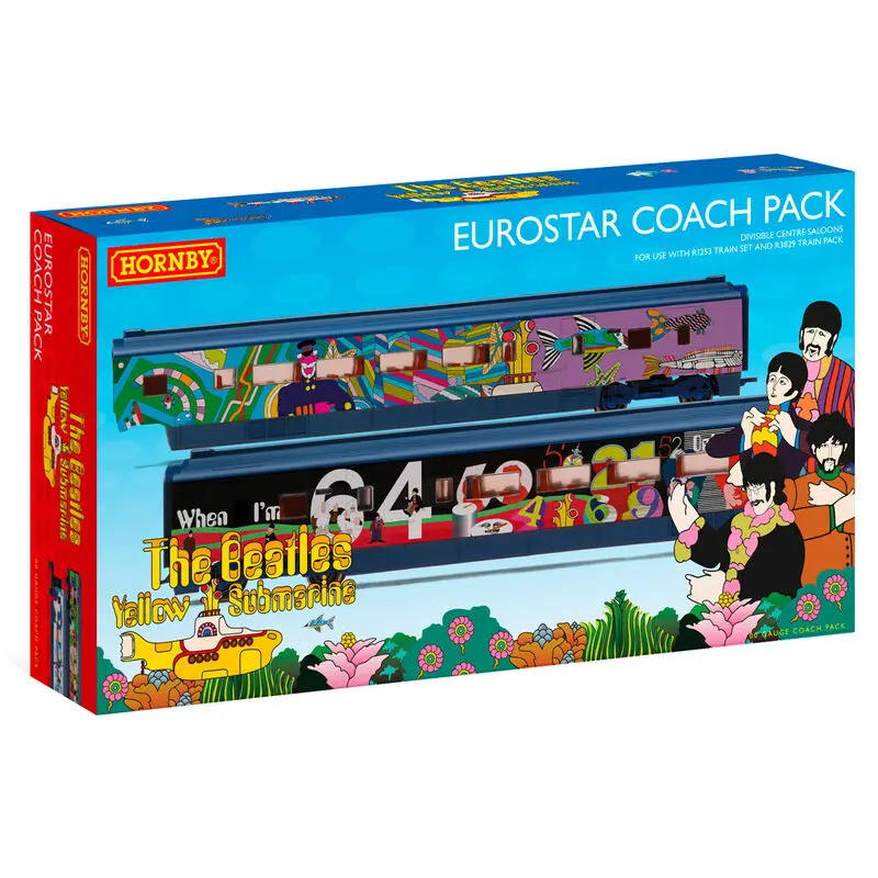 The Beatles Yellow Submarine Class 373/1 Eurostar Train Pack product photo