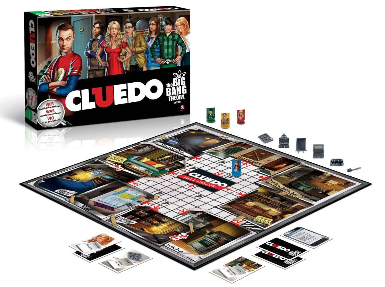 The Big Bang Theory Board Game Cluedo *German Version* product photo