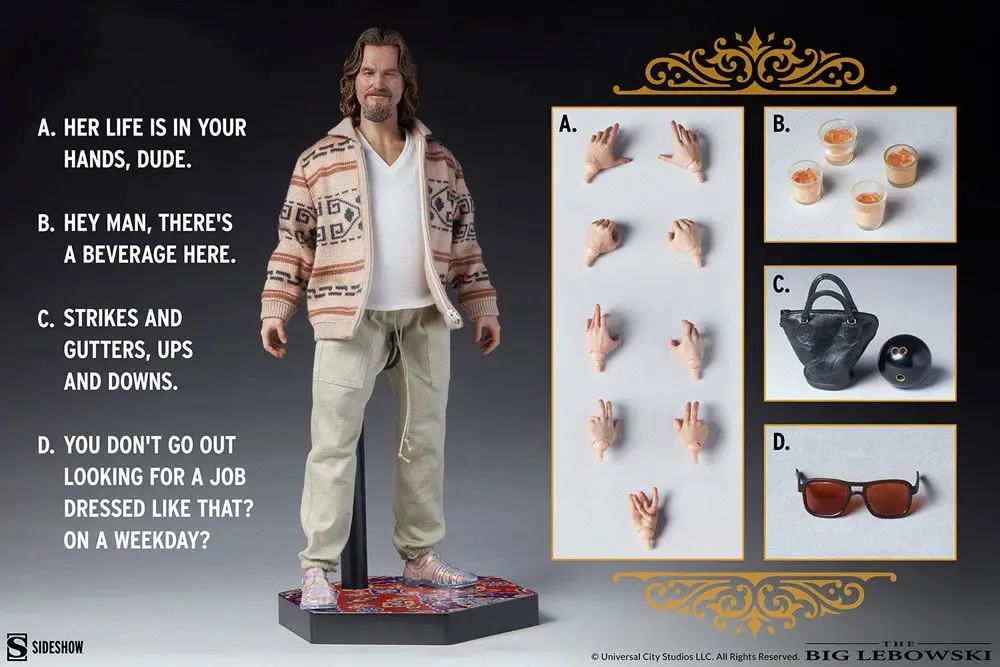 The Big Lebowski Action Figure 1/6 The Dude 30 cm product photo