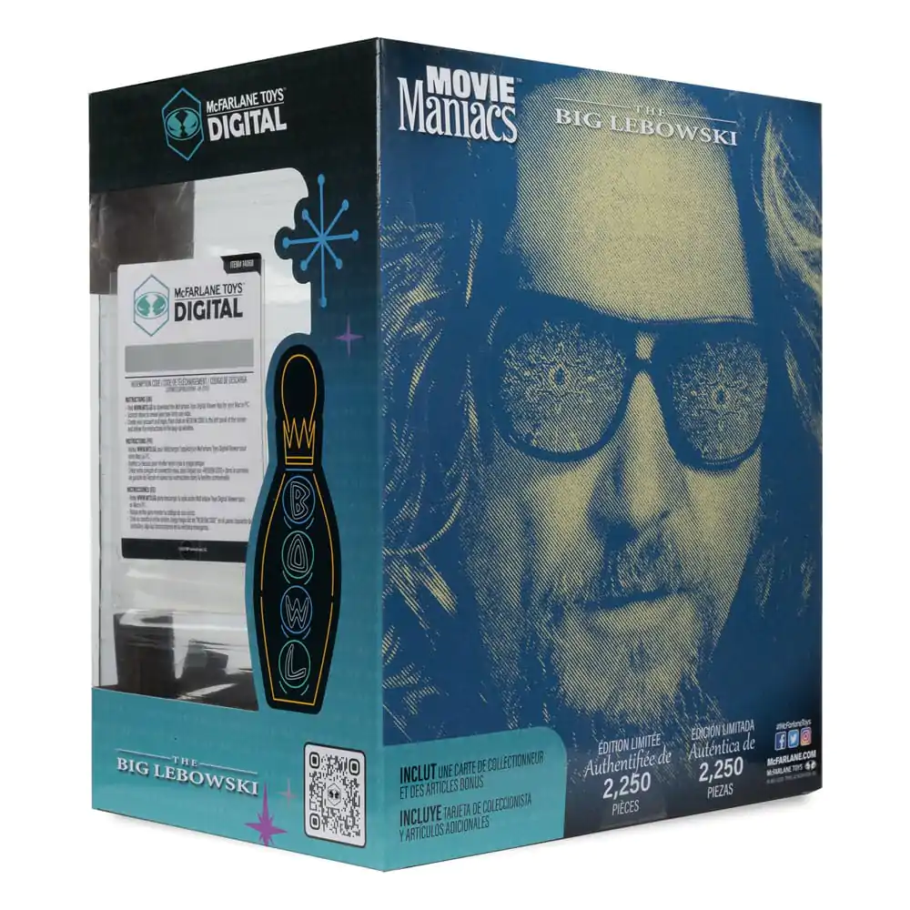 The Big Lebowski Movie Maniacs Action Figure The Dude (McFarlane Digital) 15 cm product photo