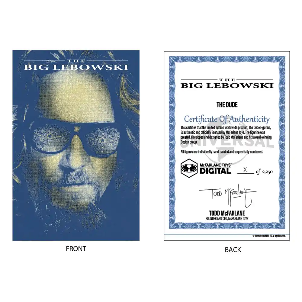 The Big Lebowski Movie Maniacs Action Figure The Dude (McFarlane Digital) 15 cm product photo