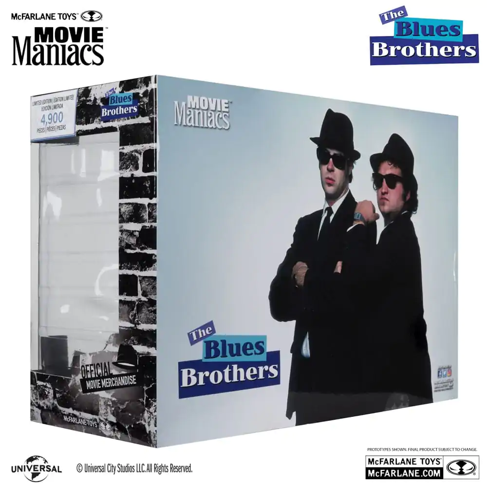 The Blues Brothers Movie Maniacs PVC Statue 2-Pack Jake & Elwood Blues (Gold Label) 15 cm termékfotó