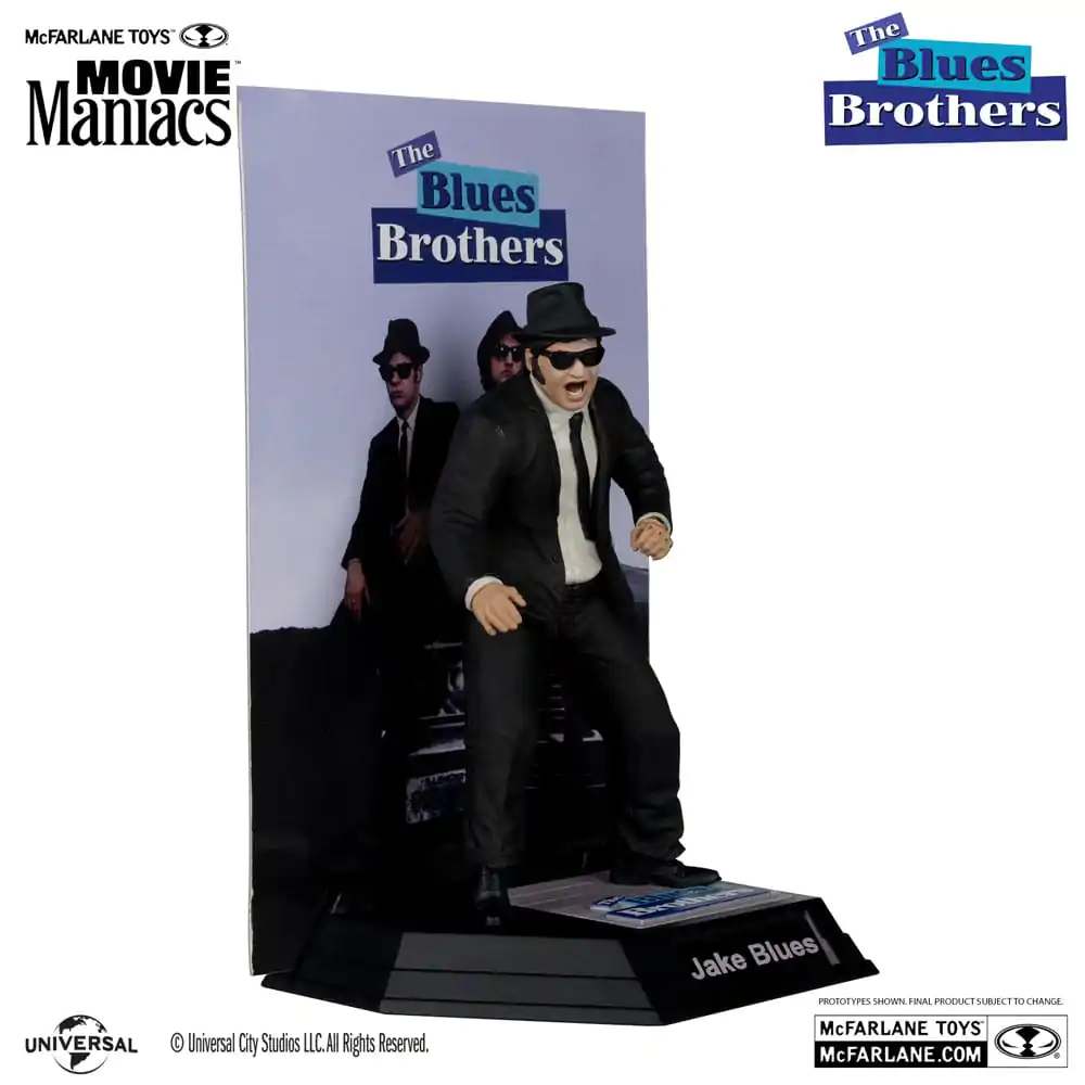 The Blues Brothers Movie Maniacs PVC Statue 2-Pack Jake & Elwood Blues (Gold Label) 15 cm termékfotó