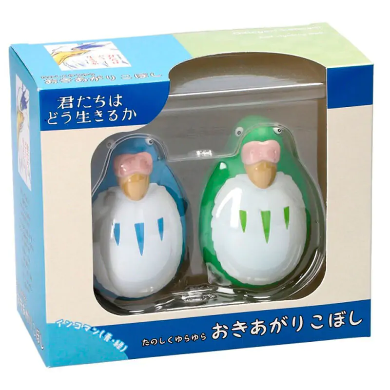 The Boy and the Heron Blue &amp; Green pack 2 figures 7,5cm product photo