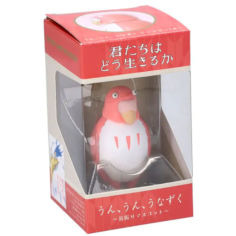 The Boy and the Heron Bobble Head Red Parakeet figure 7,5cm product photo