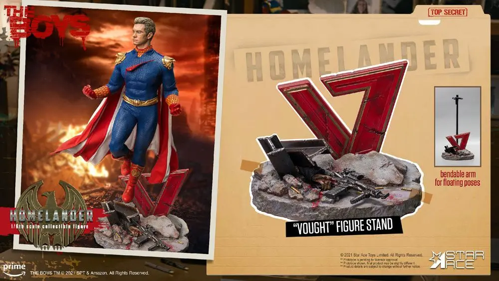 The Boys My Favourite Movie Diorama Homelander Vought Logo Base product photo