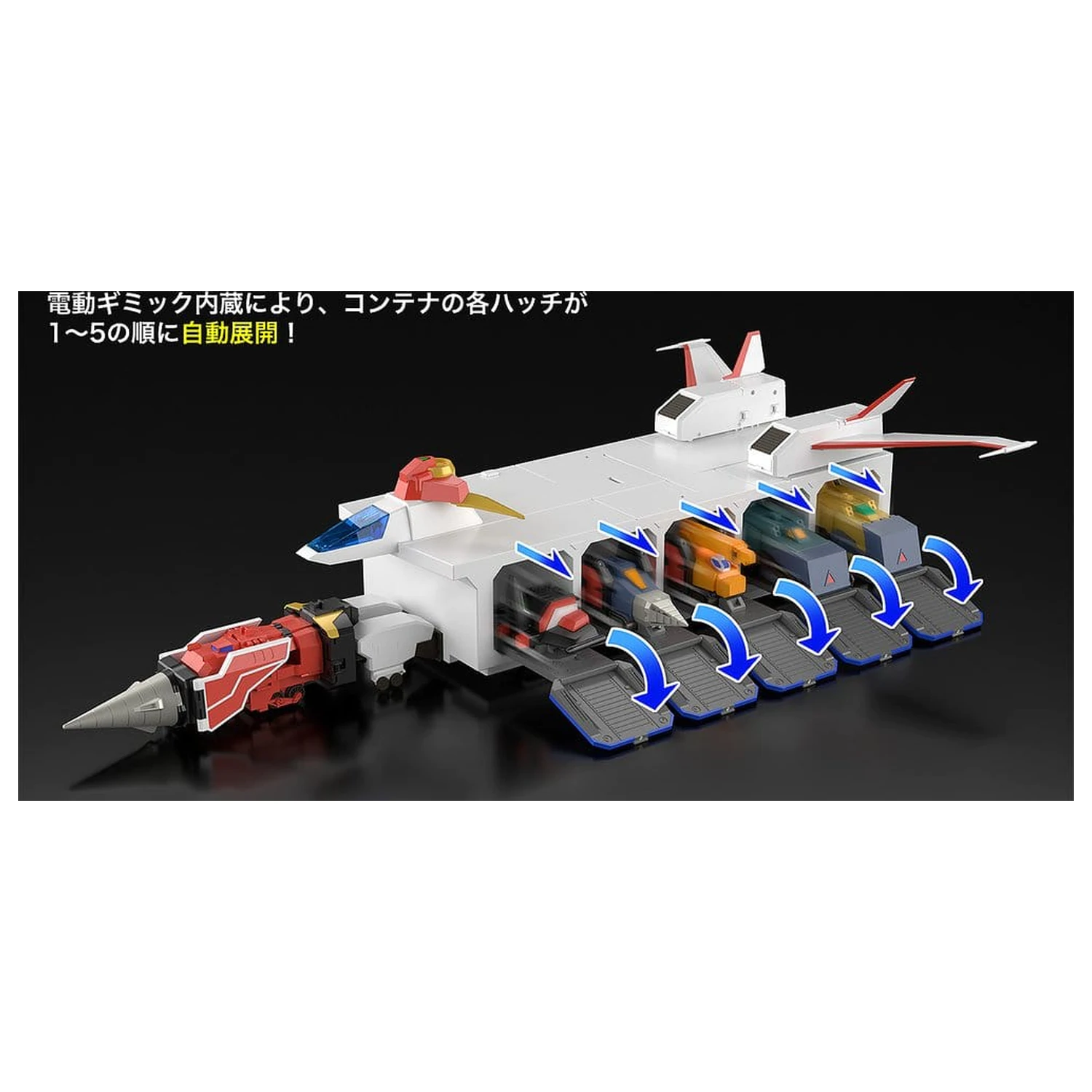 The Brave Express Might Gaine The Gattai Storage Box Kaiser Carrier 43 cm product photo