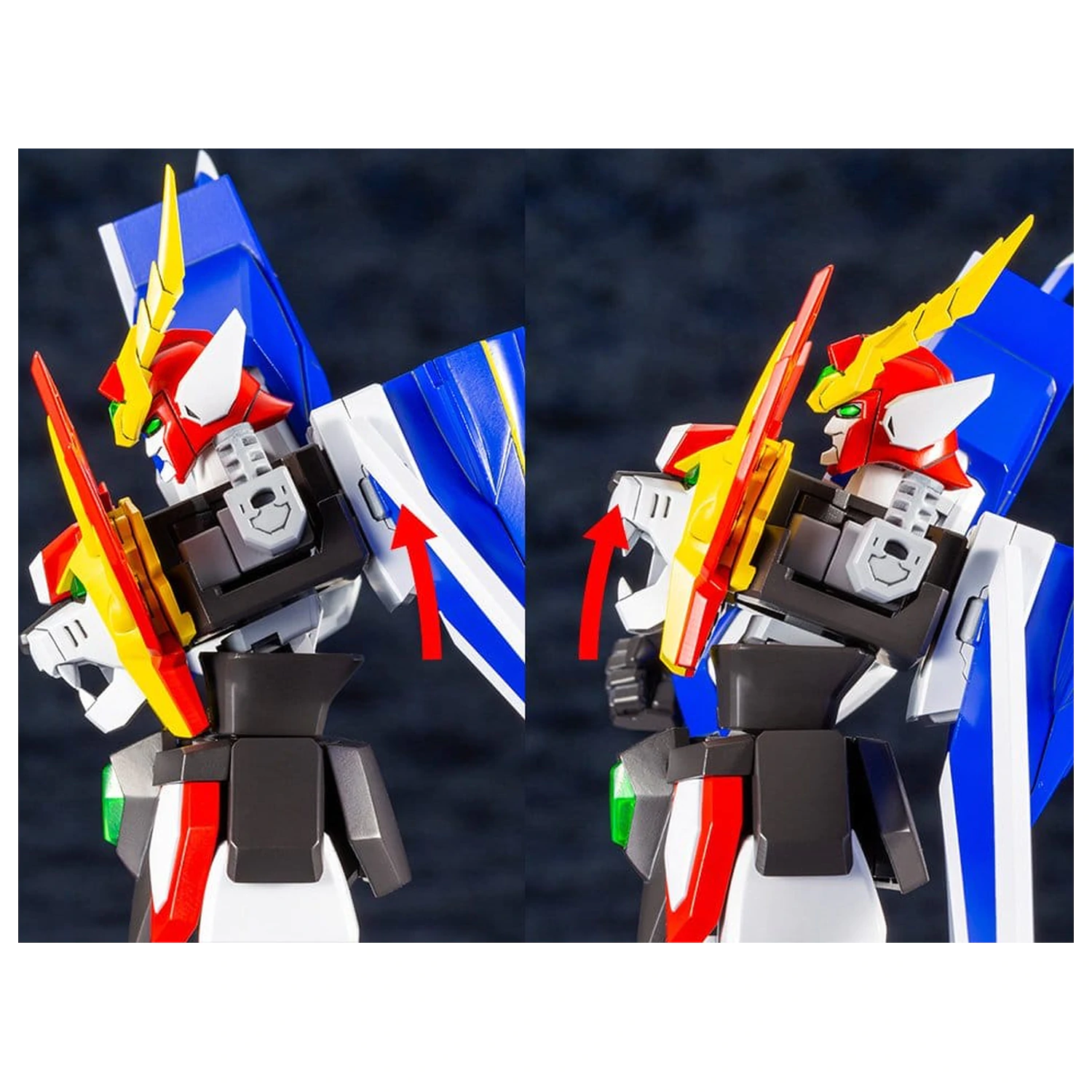 The Brave Fighter Exkizer Plastic Model Kit Great Exkizer Full Edition 18 cm product photo