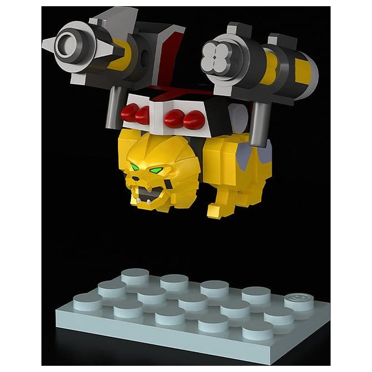 The Brave Fighter of Legend Da-Garn Brickroid Action Figure Ga-Orn (Animal Mode) 2 cm product photo