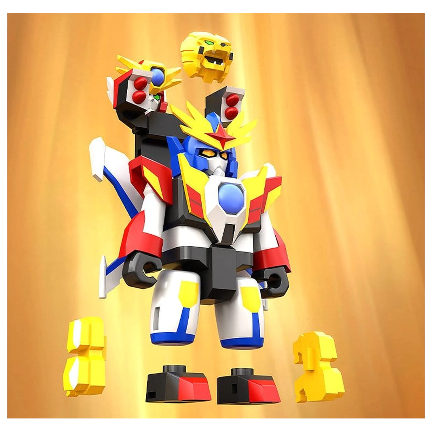 The Brave Fighter of Legend Da-Garn Brickroid Action Figure Ga-Orn (Animal Mode) 2 cm product photo