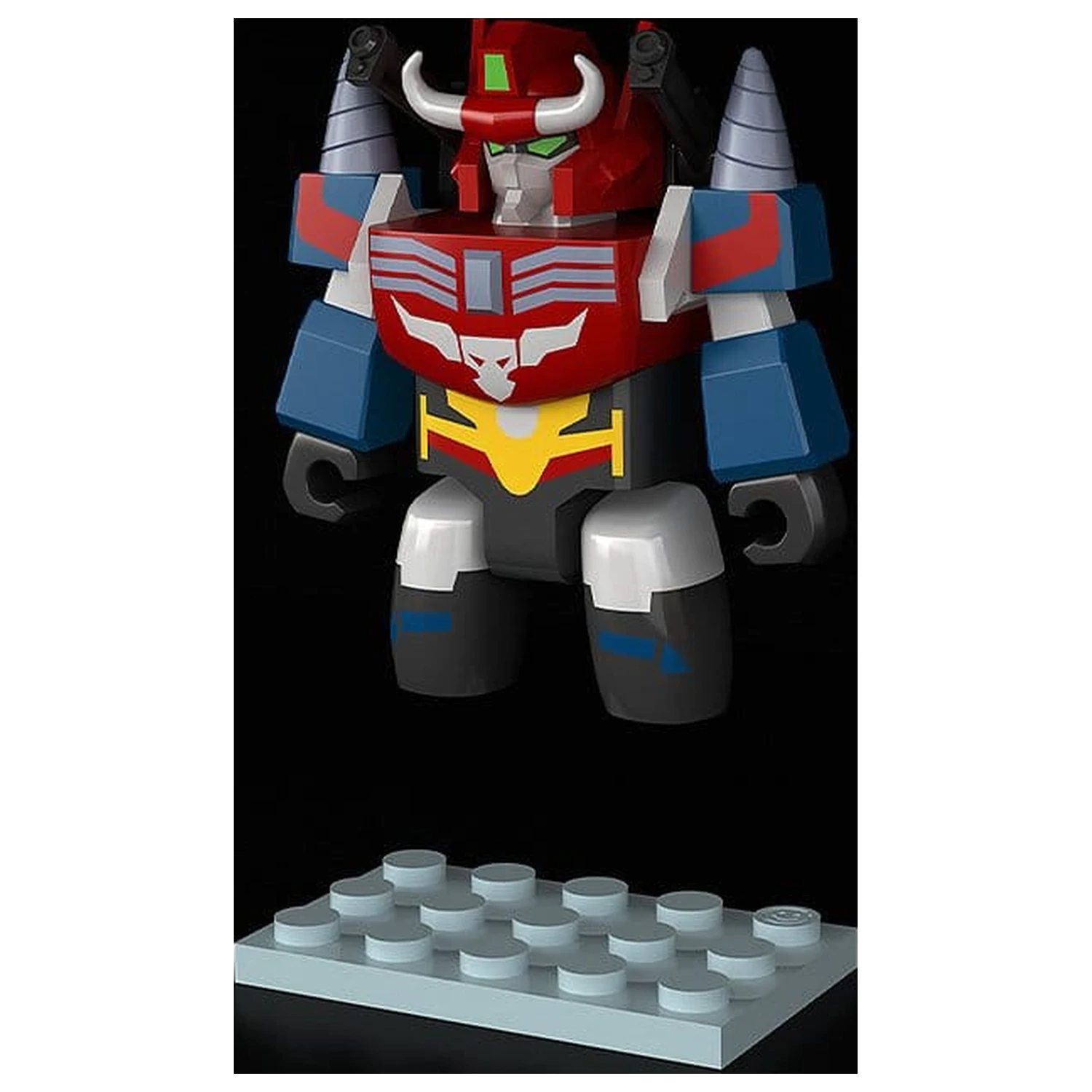 The Brave Fighter of Legend Da-Garn Brickroid Action Figure Land Bison 5 cm product photo