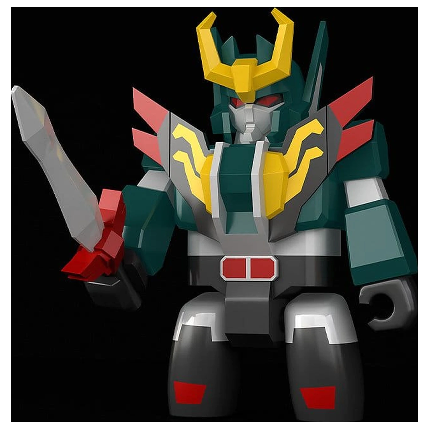 The Brave Fighter of Legend Da-Garn Brickroid Action Figure Seven Changer 5 cm product photo