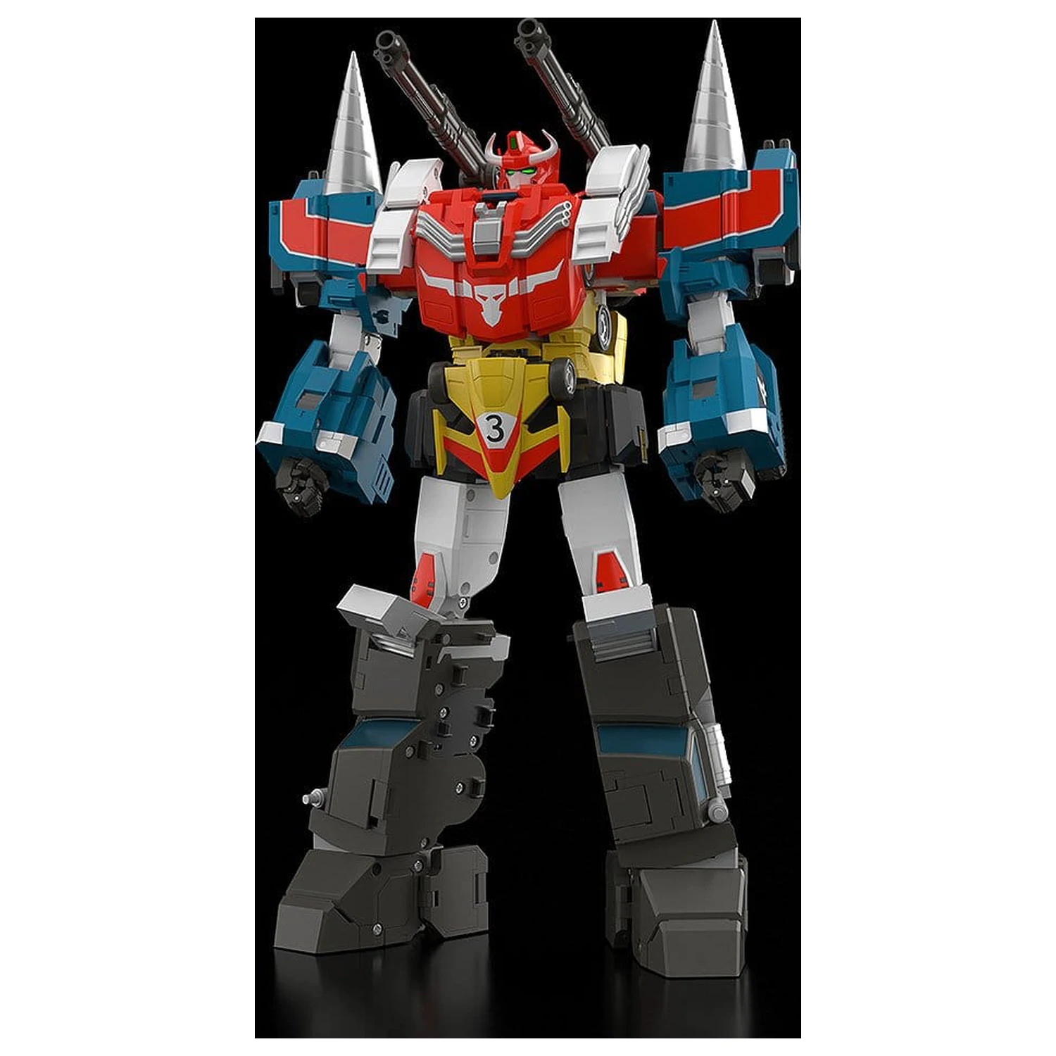 The Brave Fighter of Legend Da-Garn Action Figure The Gattai Land Bison 27 cm  product photo