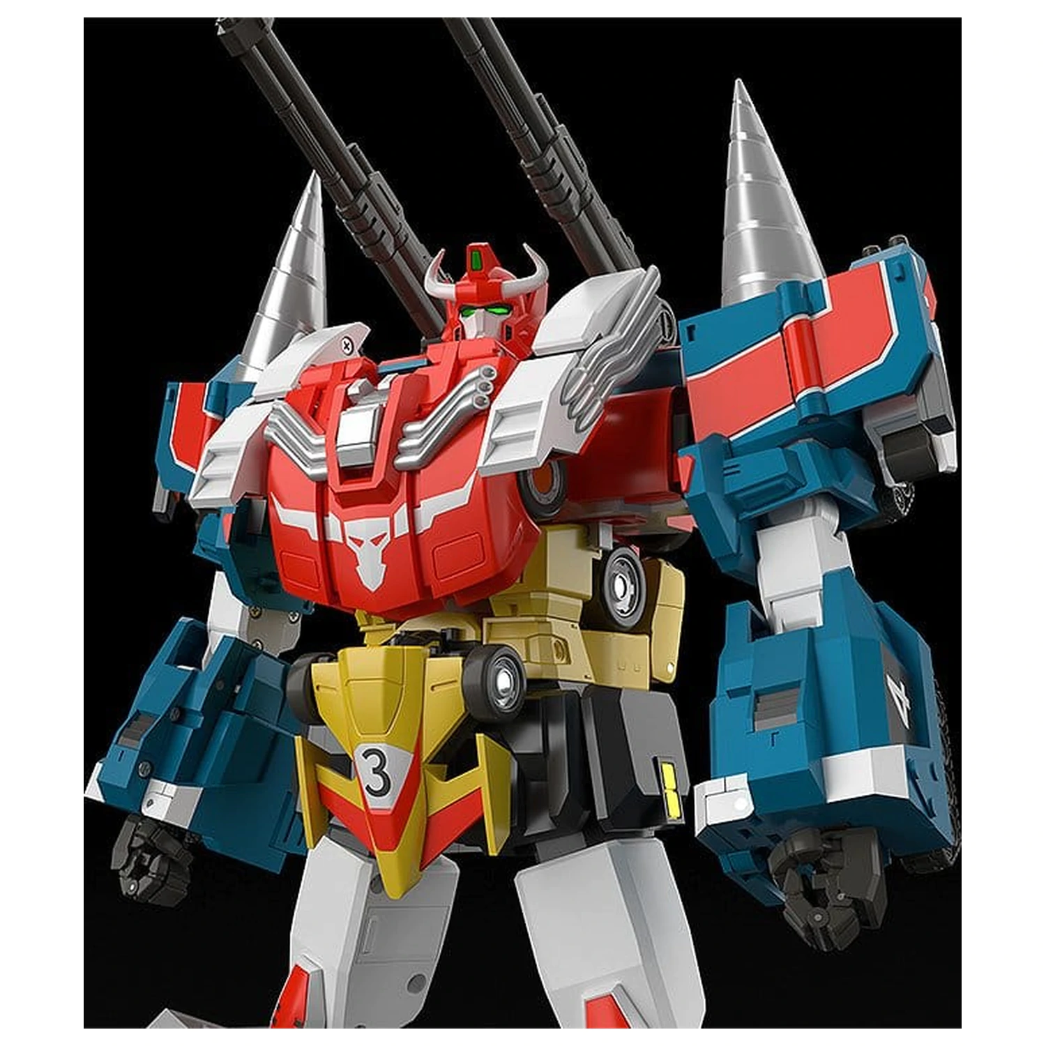 The Brave Fighter of Legend Da-Garn Action Figure The Gattai Land Bison 27 cm  product photo