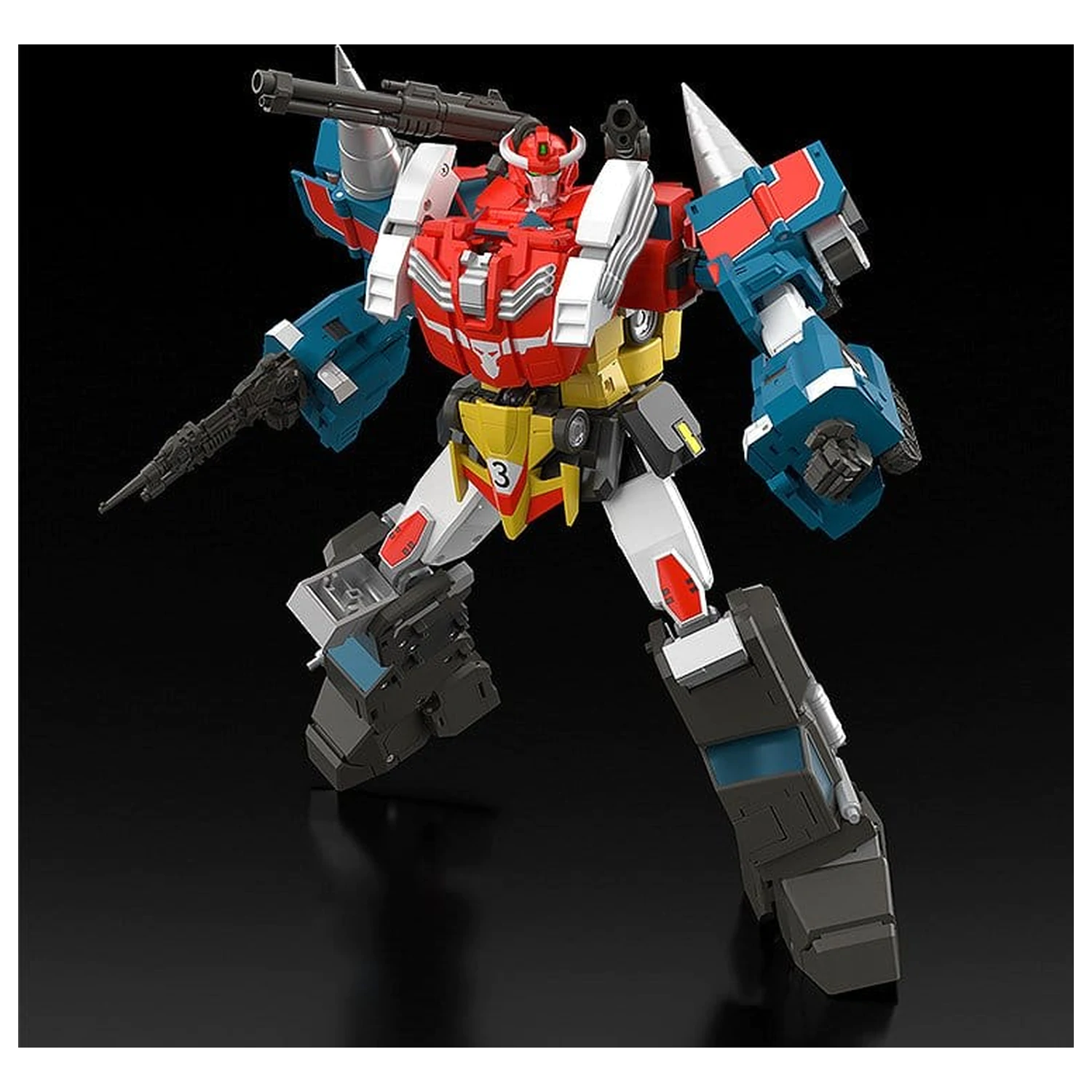 The Brave Fighter of Legend Da-Garn Action Figure The Gattai Land Bison 27 cm  product photo