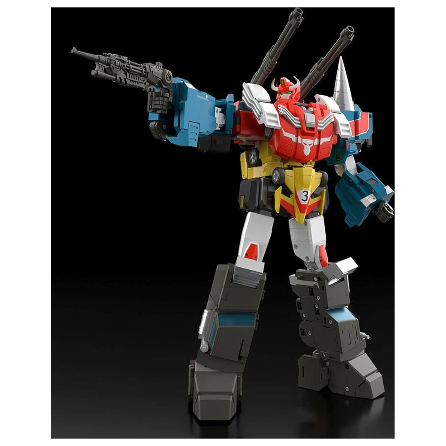 The Brave Fighter of Legend Da-Garn Action Figure The Gattai Land Bison 27 cm  product photo