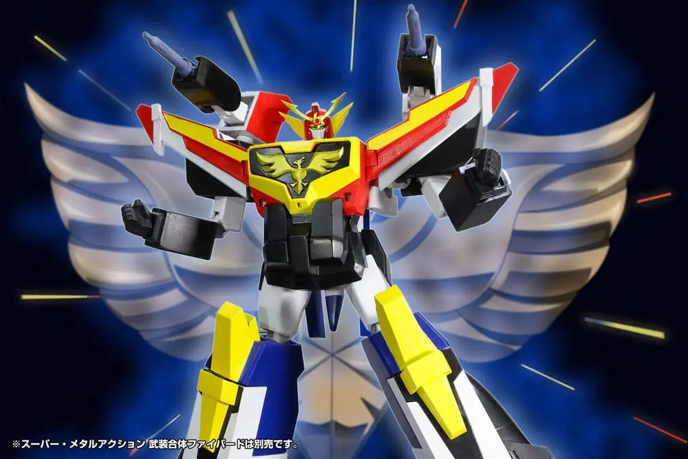 The Brave Fighter of Sun Fighbird Super Metal Action Action Figure Jetgattai Granbird 22 cm product photo