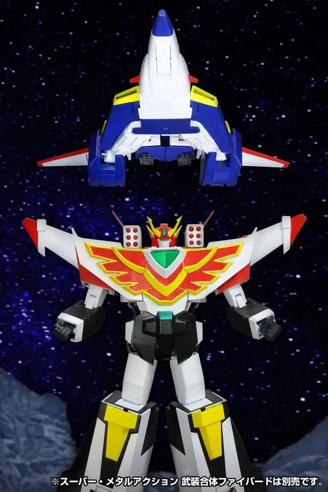 The Brave Fighter of Sun Fighbird Super Metal Action Action Figure Jetgattai Granbird 22 cm product photo