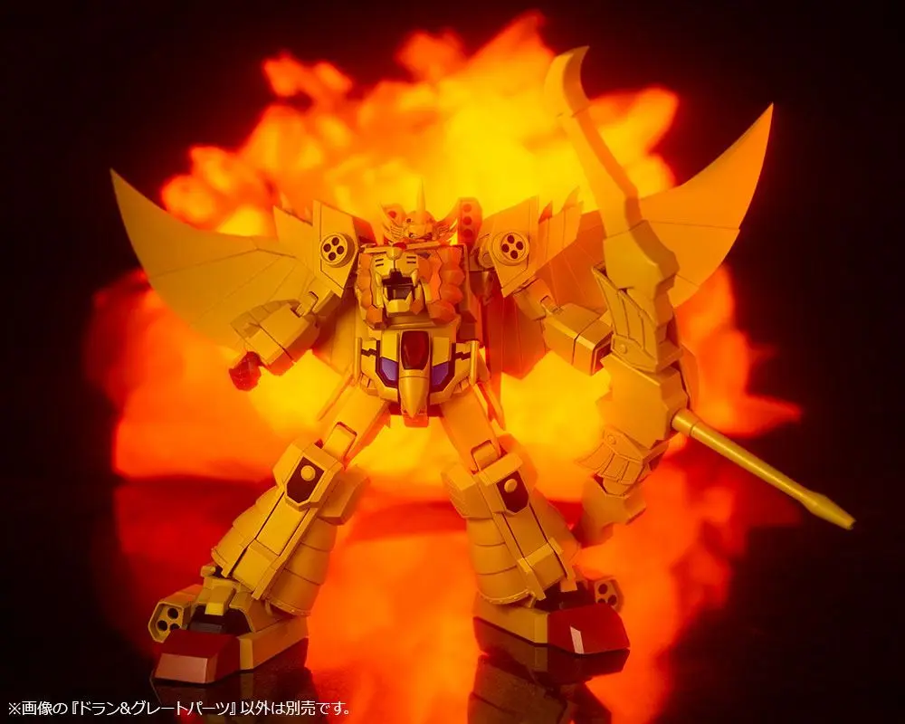 The Brave of Gold Goldran Plastic Model Kit Dran &amp; Great Parts 12 cm product photo