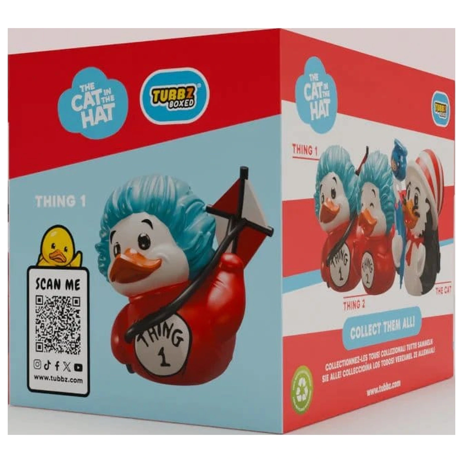 The Cat in the Hat Tubbz PVC Figure Thing 1 Boxed Edition 10 cm             product photo