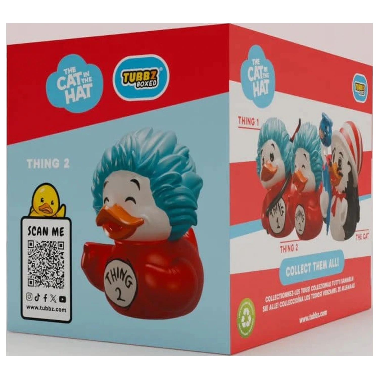 The Cat in the Hat Tubbz PVC Figure Thing 2 Boxed Edition 10 cm             product photo