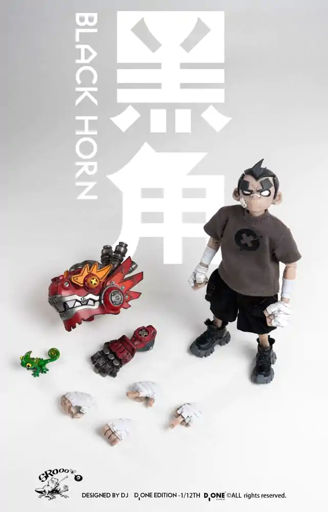 The Circle Action Figure Kit 1/12 Black Horn Year of the Loong Limited Edition 16 cm termékfotó