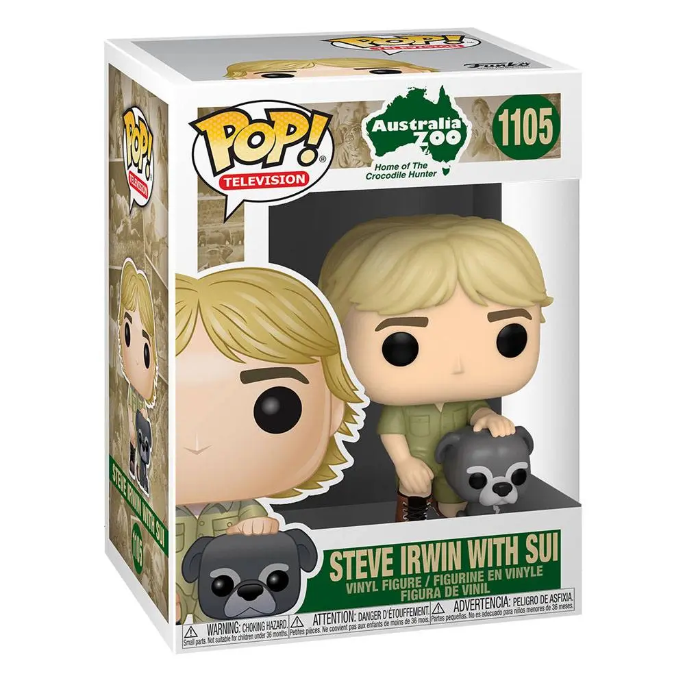 The Crocodile Hunter POP! TV Vinyl Figure Steve Irwin w/Sui 9 cm product photo