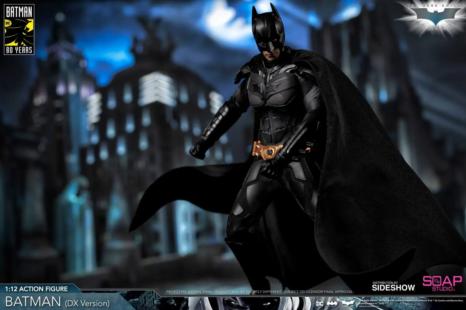 The Dark Knight Action Figure 1/12 Batman (DX Edition) 17 cm product photo