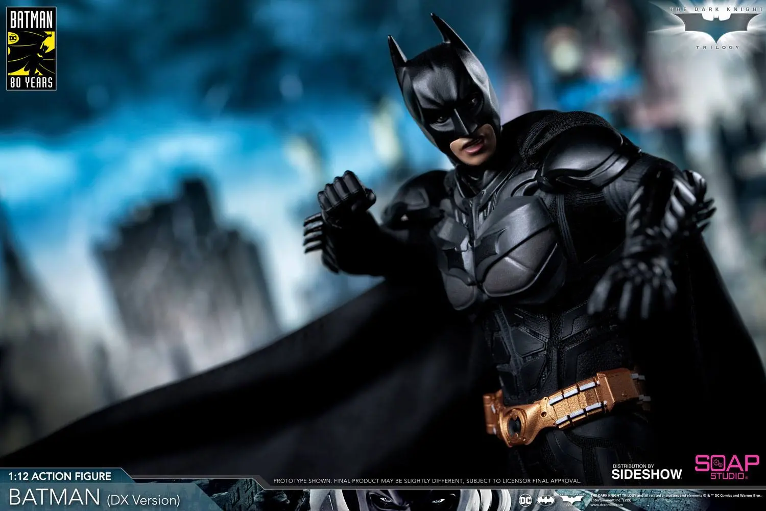 The Dark Knight Action Figure 1/12 Batman (DX Edition) 17 cm product photo