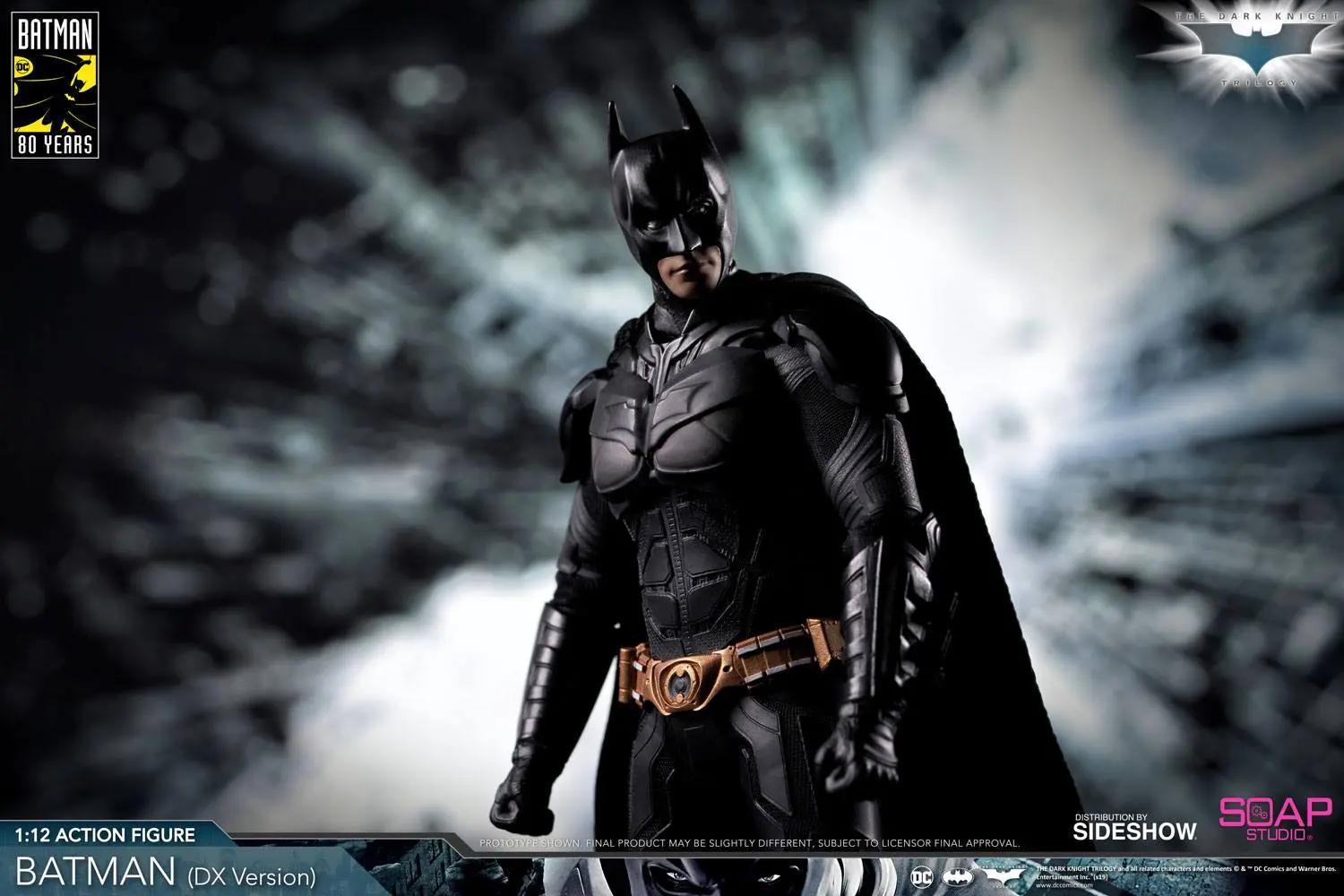 The Dark Knight Action Figure 1/12 Batman (DX Edition) 17 cm product photo