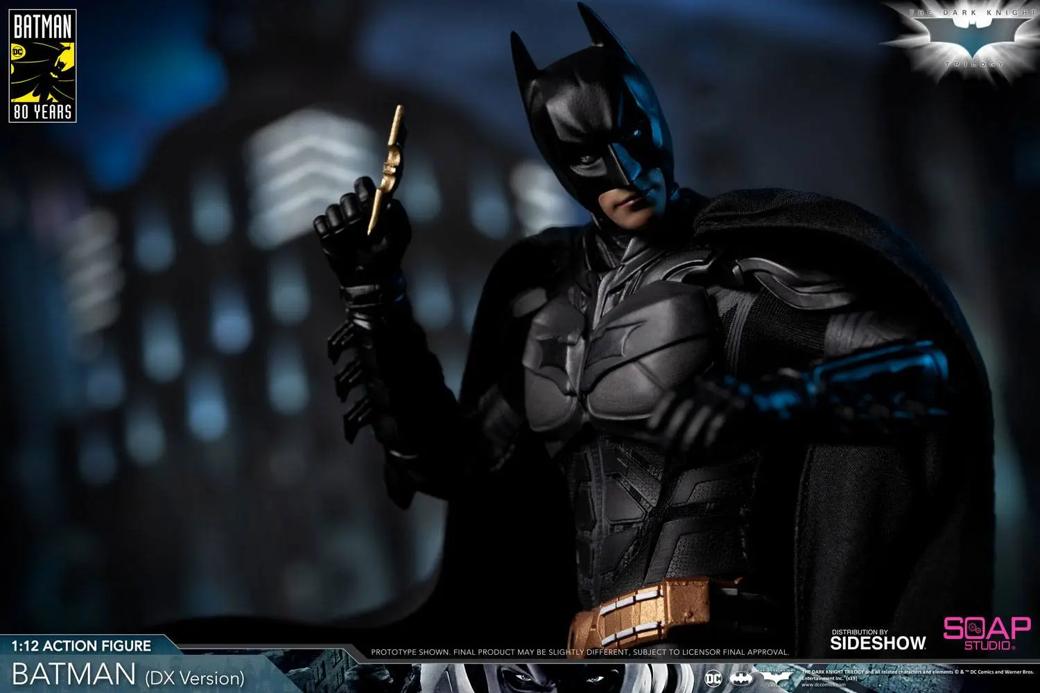 The Dark Knight Action Figure 1/12 Batman (DX Edition) 17 cm product photo