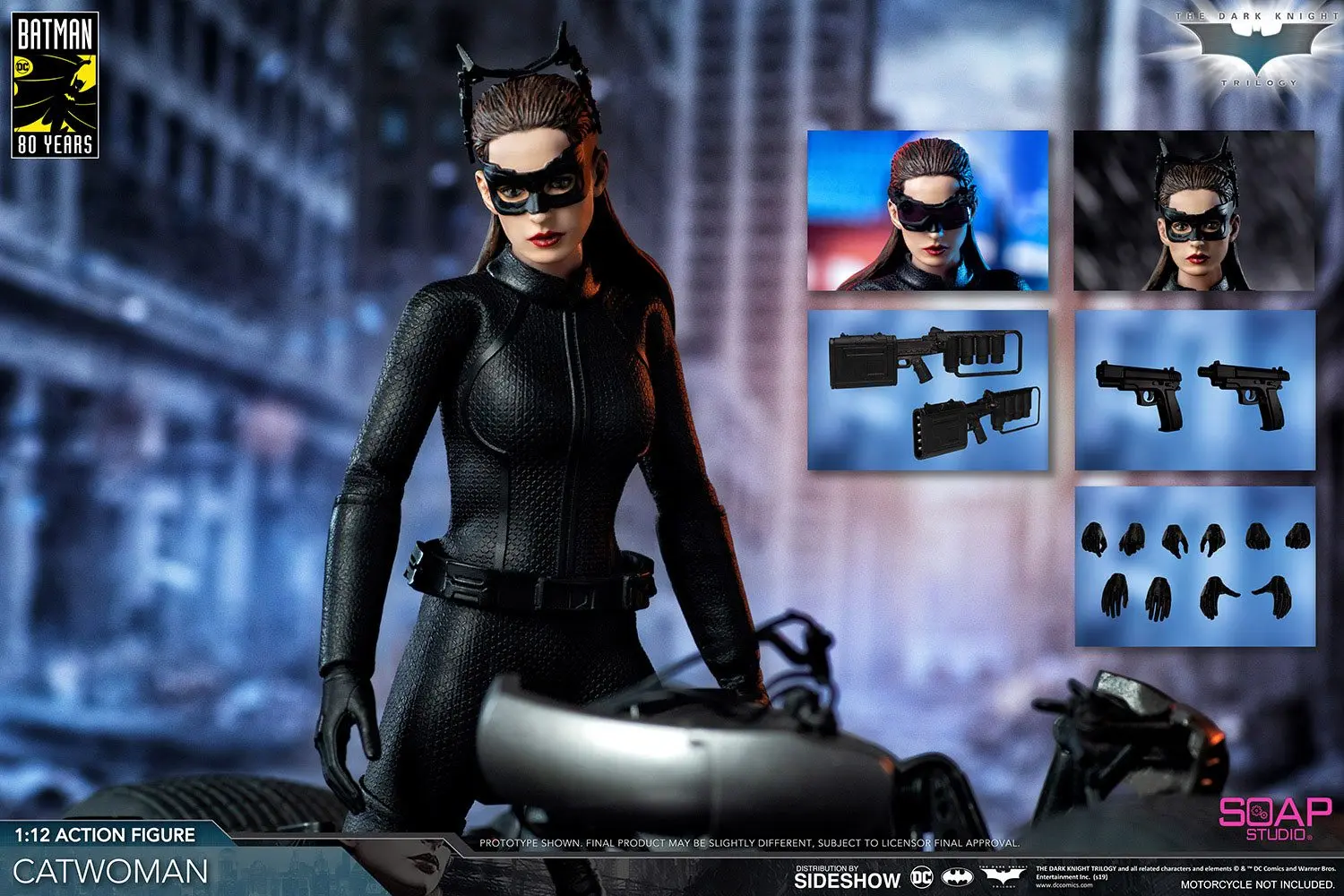 The Dark Knight Action Figure 1/12 Catwoman 17 cm product photo