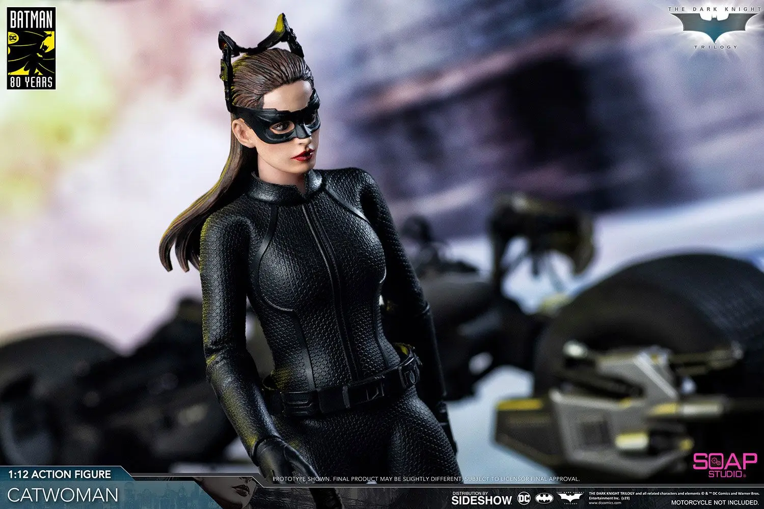 The Dark Knight Action Figure 1/12 Catwoman 17 cm product photo