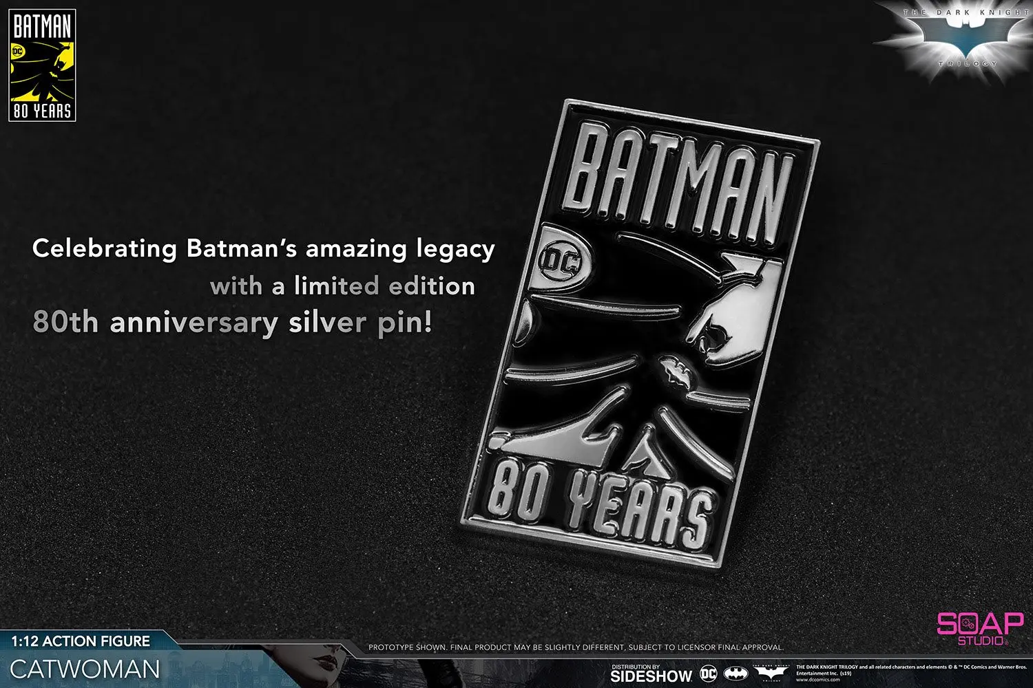 The Dark Knight Action Figure 1/12 Catwoman 17 cm product photo