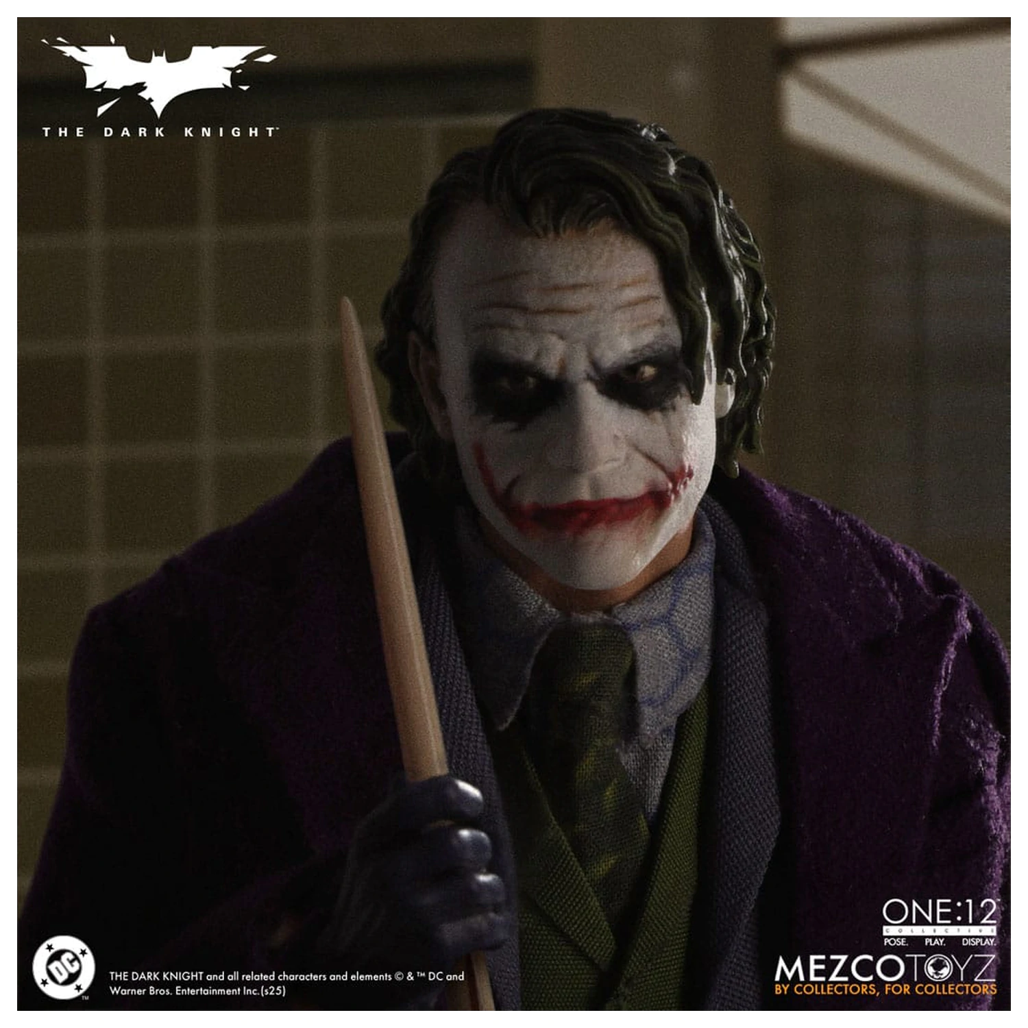 The Dark Knight Action Figure 1/12 Joker 17 cm product photo