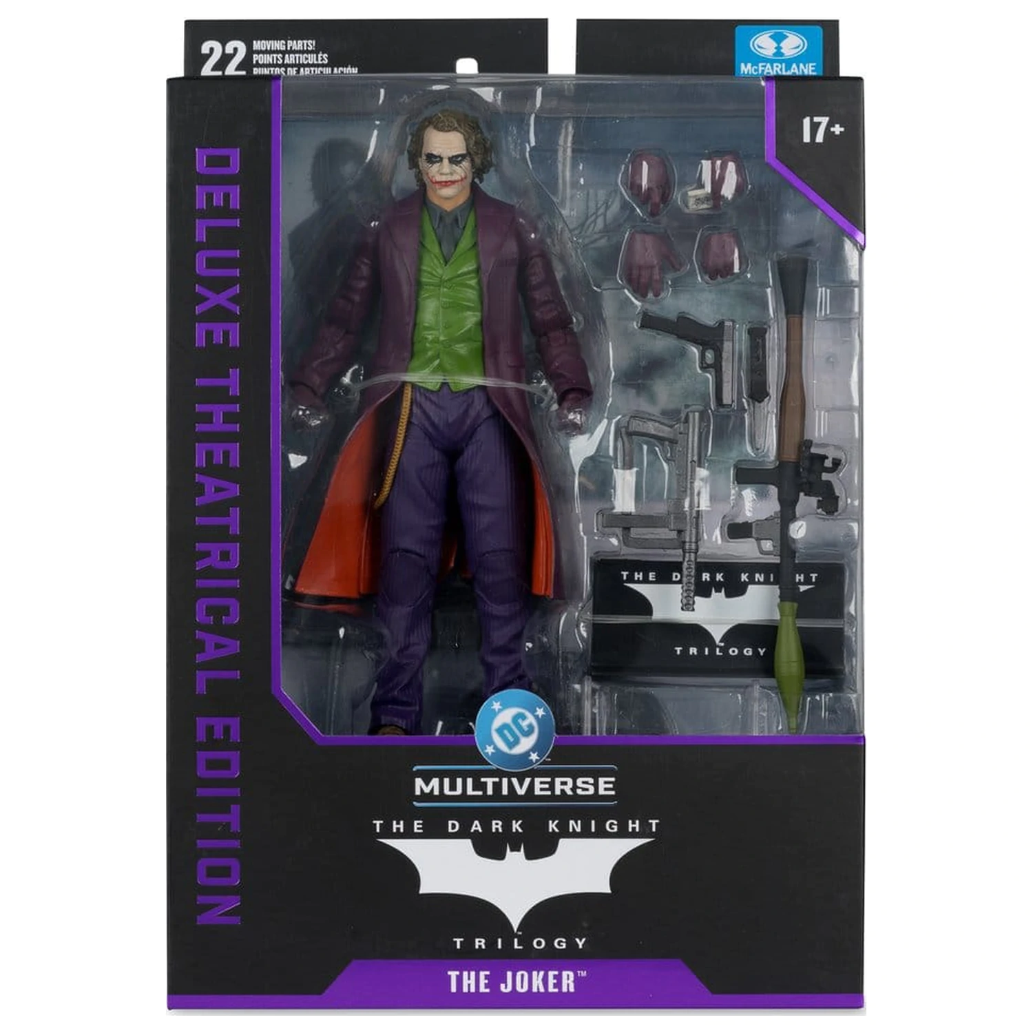 The Dark Knight DC Multiverse Deluxe Theatrical Edition Action Figure Joker 18 cm product photo