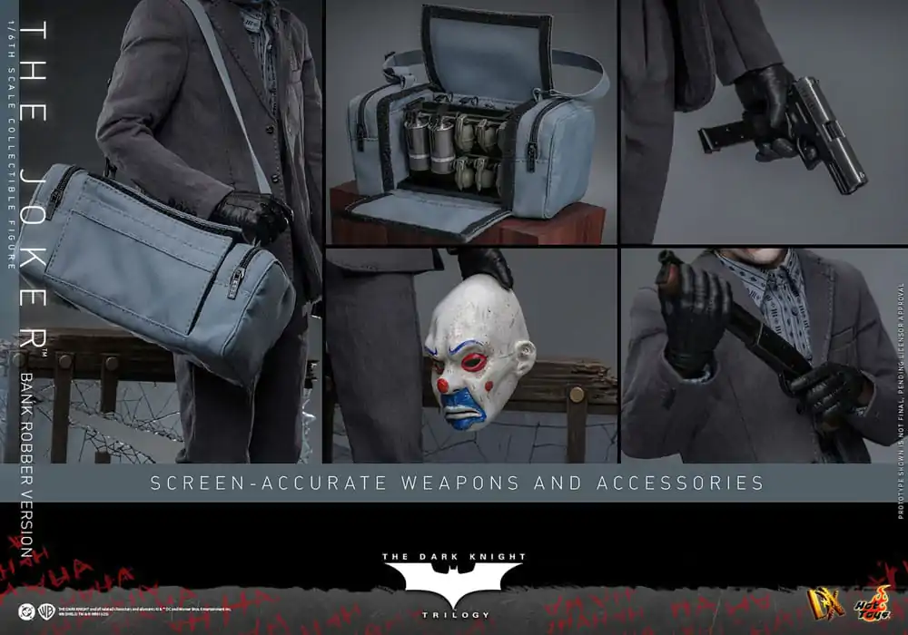 The Dark Knight DX Action Figure 1/6 The Joker (Bank Robber Version) 30 cm product photo
