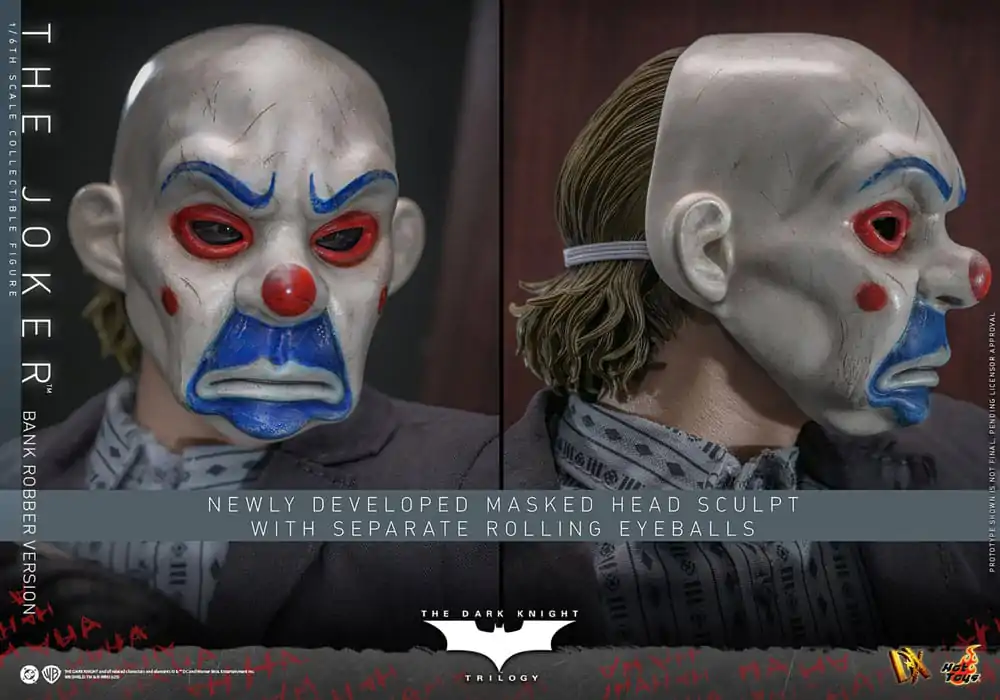 The Dark Knight DX Action Figure 1/6 The Joker (Bank Robber Version) 30 cm product photo