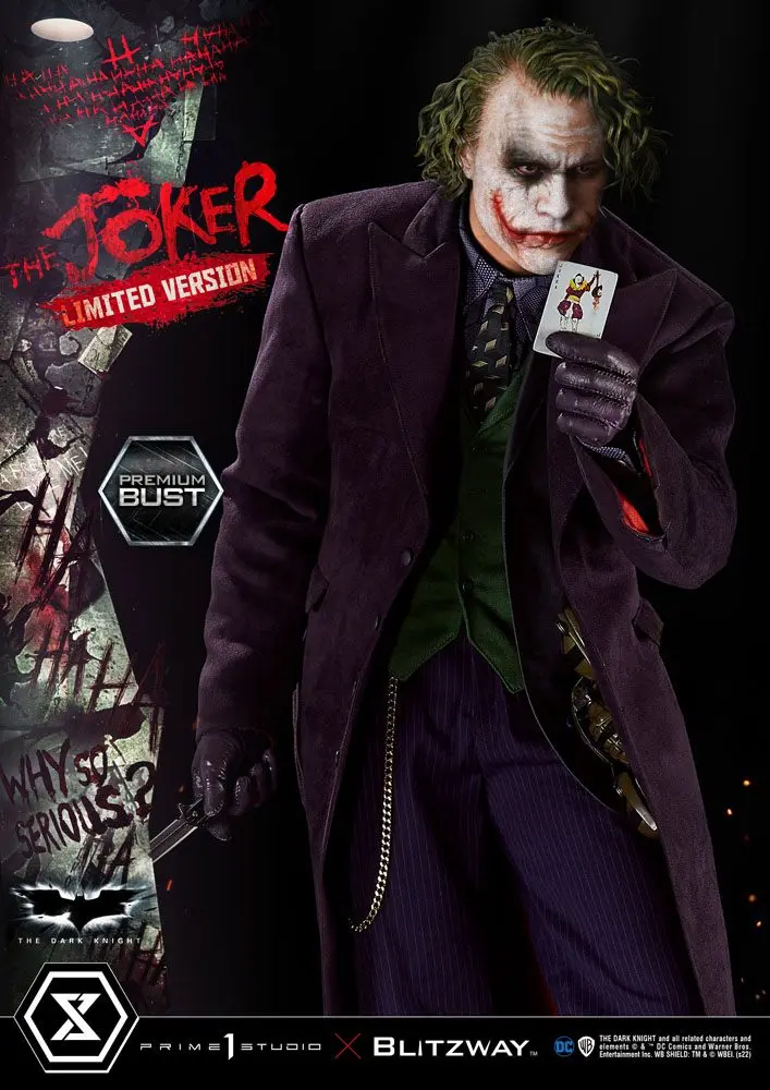 The Dark Knight Premium Bust The Joker Limited Version 26 cm product photo