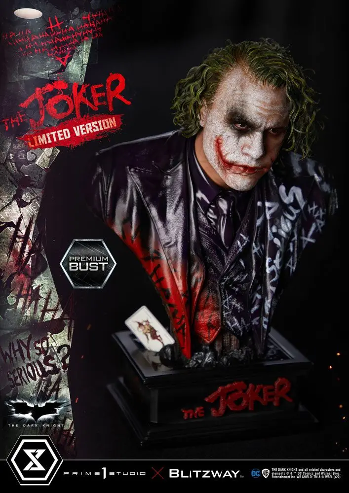 The Dark Knight Premium Bust The Joker Limited Version 26 cm product photo