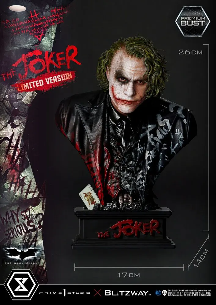 The Dark Knight Premium Bust The Joker Limited Version 26 cm product photo