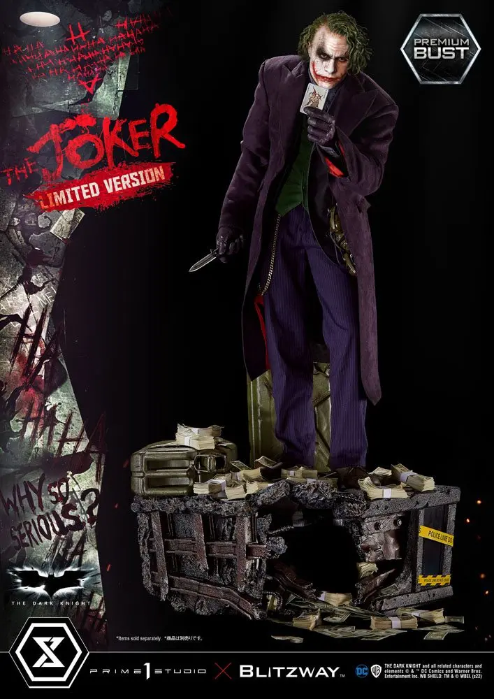 The Dark Knight Premium Bust The Joker Limited Version 26 cm product photo