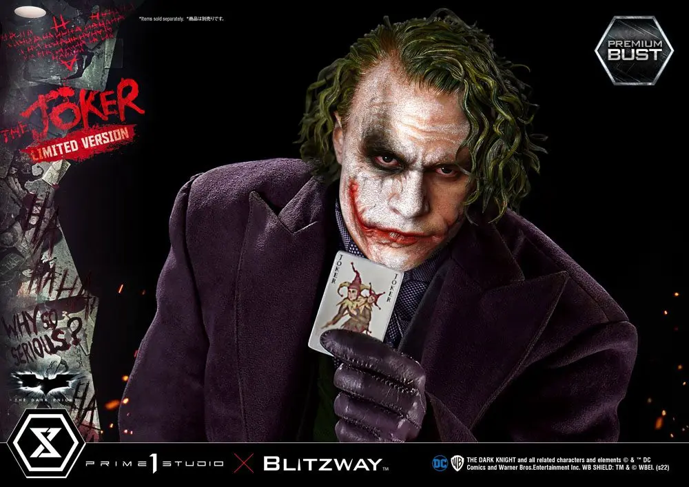 The Dark Knight Premium Bust The Joker Limited Version 26 cm product photo