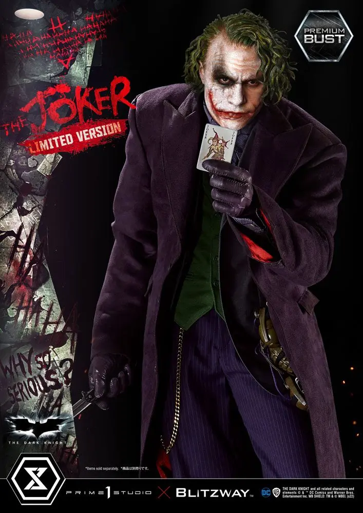 The Dark Knight Premium Bust The Joker Limited Version 26 cm product photo